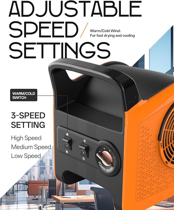 Puligoth Air Mover Blower Fan: High Velocity Floor Fans - Image 2