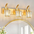FDPBY Modern Bathroom Vanity Light, 3-Light Gold Wall Sconce by FDPBY