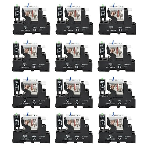 12 Pcs 8Amp Mini Relay Switch UL Listed DPDT by ZJWZJH