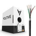 Voltive 14/4 Speaker Wire, in-Wall CL3 & Direct Burial, 500ft by Voltive