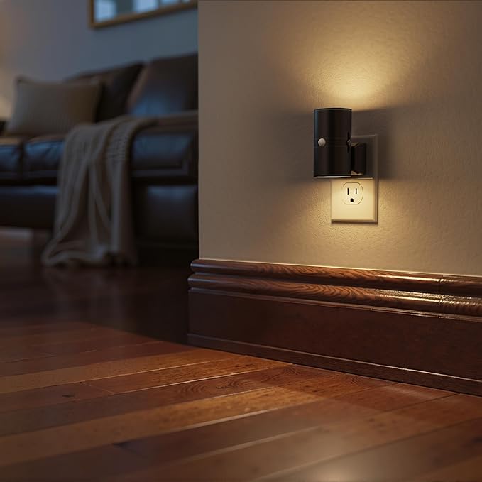 Briignite Motion Sensor Night Light, 2 Pack Motion Activated Plug in Night - Image 7