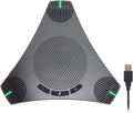 Conference Speaker and Microphone, 360° Omnidirectional USB Speakerphone by PolaTab