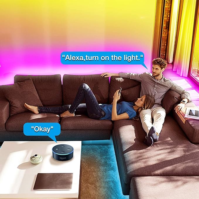 DAYBETTER Smart WiFi Led Lights, Tuya App Controlled, Compatible - Image 4