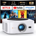 Smart 4K Decoding Projector Compatible by HAPPRUN