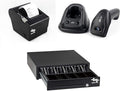 EOM-POS Heavy Duty Cash Register Drawer + Thermal Receipt Printer + Barcode by EOM-POS