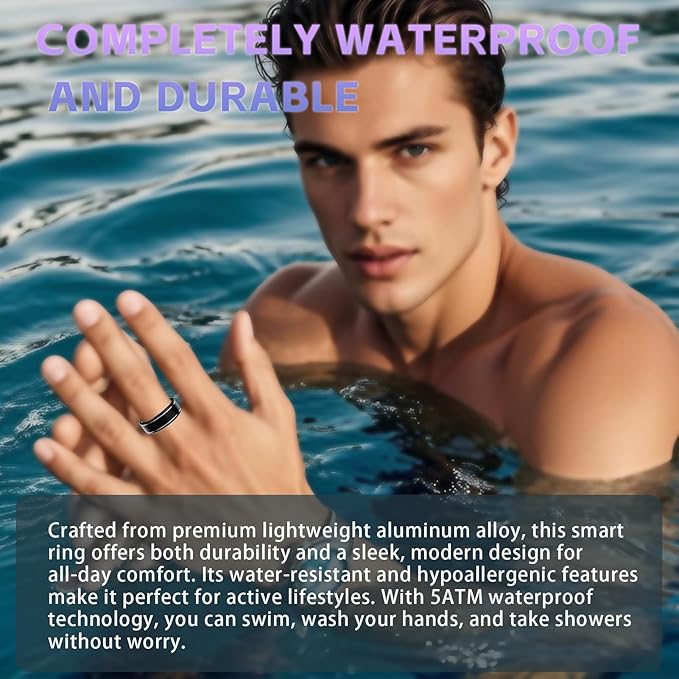 Fitness Tracker Ring for Men Women – Smart Ring - Image 8