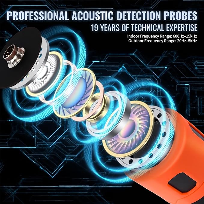 PQWT 125A Underground Water Leak Detector, Indoor Wall & Ground Water Pipe Leak - Image 3