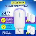 2 Flying Insect Traps & 2 Cartridges by Husaco