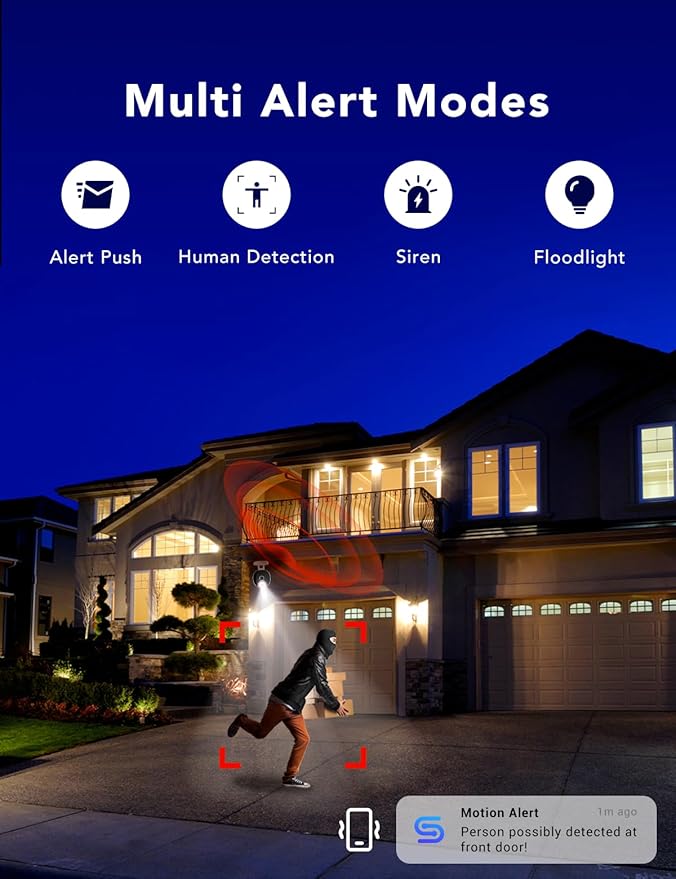 FAMVIVA 2K Security Camera, Outdoor/Indoor - Image 5