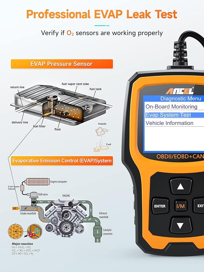 ANCEL AD410 Enhanced OBD2 Scanner, Vehicle Code Reader - Image 8