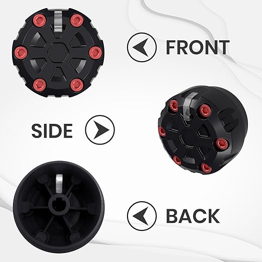 4 Pack - 2nd Gen Tacoma Accessories AC Knob Upgrade - 2005, 2015 Tacoma Climate - Image 5