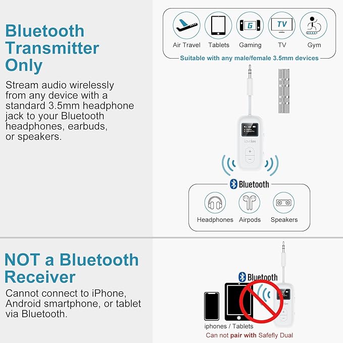 SafeFly Dual Bluetooth Transmitter - Image 9