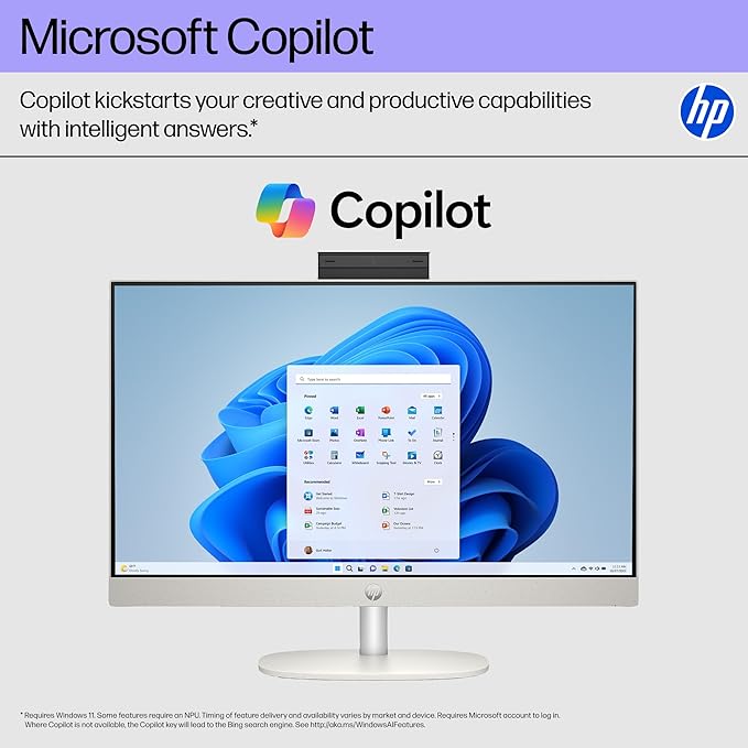 HP 27" FHD Touchscreen All-in-One Desktop Computer, 16GB DDR5 RAM 512GB SSD - Image 7