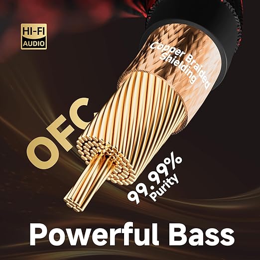 TODN Audiophile Digital Coaxial Cable OFC Core HiFi SPDIF Coax Audio Cable - Image 3