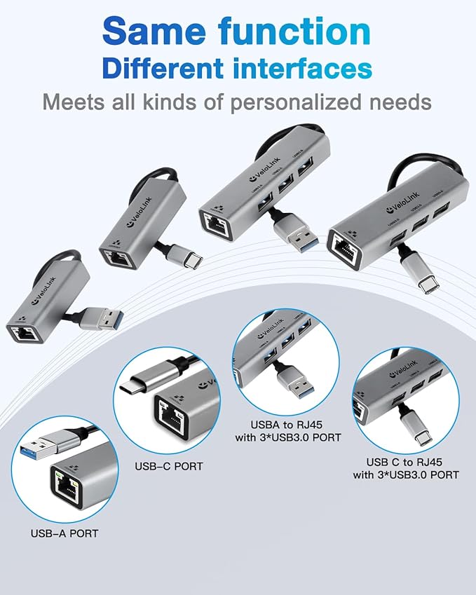 USB c to ethernet Adapter, ethernet to USB C, usbc to CAT6, Gigabit to c Port - Image 7