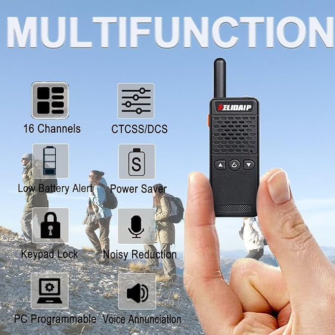 ELIDAIP T-M2 Mini Walkie Talkies - Image 2