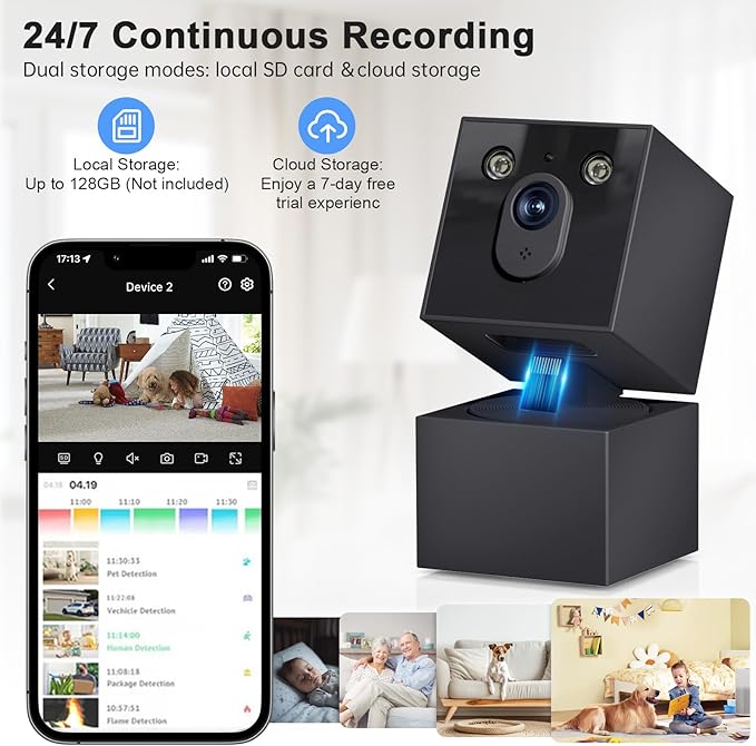 Jqimn 2K Security Camera Indoor - 5G&2.4G WiFi Cameras - Image 6