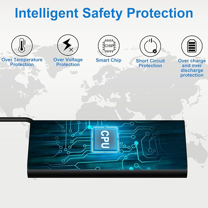 QIOUZW 2025 New Slim 65W 60W USB C Laptop Charger Compatible - Image 5
