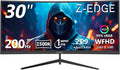 Z-Edge 30" Curved Gaming Monitor, WFHD1080P 200Hz 165Hz Monitor, MPRT 1ms by ZZ-EDGE