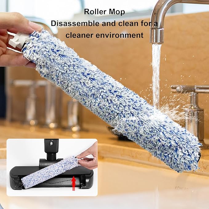 Diydeg Wet Dry Vacuum Cleaner, 550ml Water Tank Spray Automatic Vacuum Mop - Image 5
