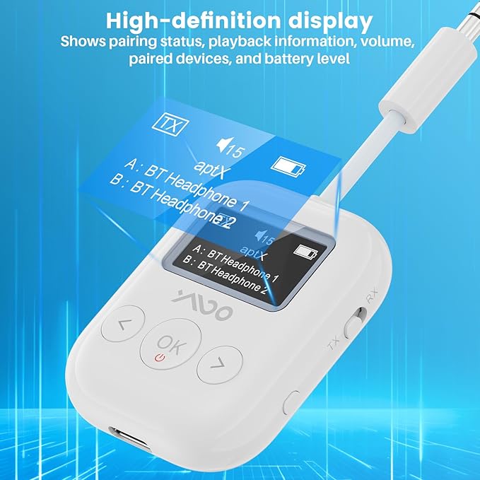 YMOO Bluetooth 5.4 Transmitter Receiver - Image 3