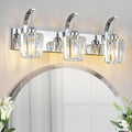 FDPBY Modern Bathroom Vanity Light, 3-Light Chrome Wall Sconce by FDPBY