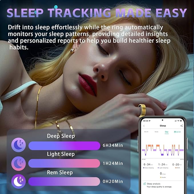 Smart Ring Health Tracker, Fitness Tracker Ring - Image 2
