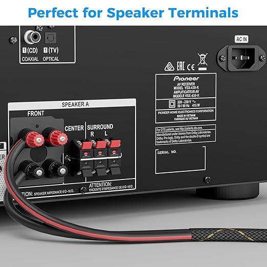 16/2 Speaker Wire 35 Feet, 16AWG Gauge Speaker Cable, Direct Burial, Durable - Image 7