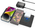 Wireless Charging Pad, ZealSound Ultra-Slim Triple Charger Station by zealsound