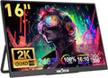 InnoView 16" 240Hz Portable Monitor 2K 2560x1600 100% sRGB Portable Gaming by InnoView