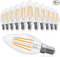GvvooHome E12 Candelabra Bulb 40 watt Equivalent, E12 LED Bulb Dimmable by GvvooHome