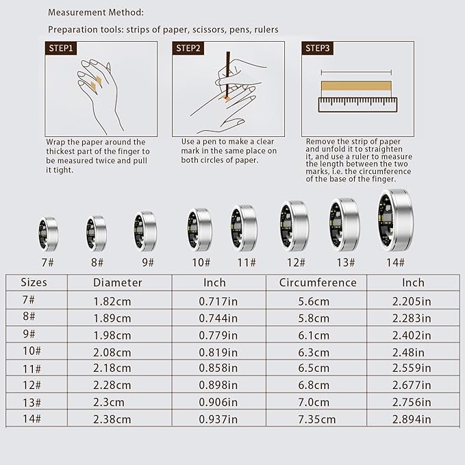 Smart Ring for Women Men – Activity Tracker Ring - Image 7