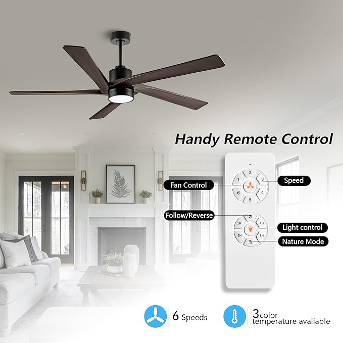 WINGBO 54 Inch DC Ceiling Fan - Image 2
