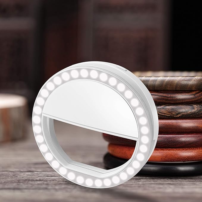 XINBAOHONG Selfie Ring Light Rechargeable Portable Clip-on Selfie Fill Light - Image 5