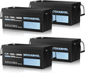 WOXABHSL 4 PCS 12V 200Ah LiFePO4 Lithium Battery, Built-in 200A BMS, 15000+ by WOXABHSL