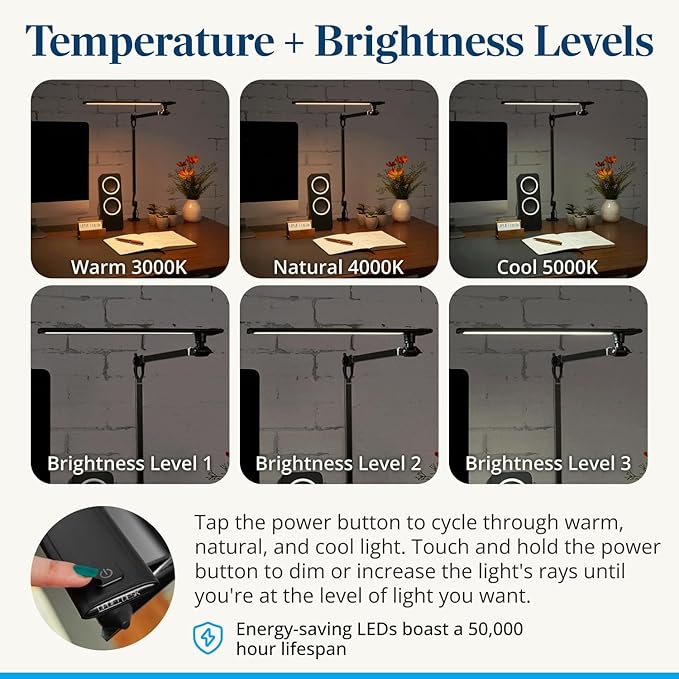 UPLIFTDESK E7 LED Desk Lamp - Image 6