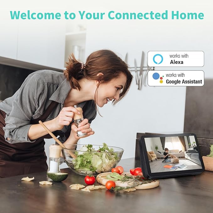 2K Indoor Security Camera, 360° Pan/Tilt AI Human Pet Motion Security Camera - Image 8
