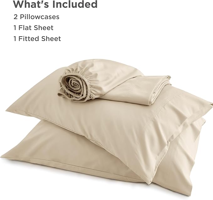 Bedsure Full Size Bed Sheets, Cooling Sheets, Rayon Derived from Bamboo - Image 7