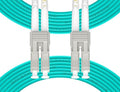 Fibergaga 10M OM3 LC to LC Fiber Patch Cable, 10GB/40GB Multimode Duplex by Fibergaga