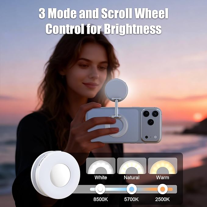 Magnetic Selfie Light, Phone Light Compatible - Image 4