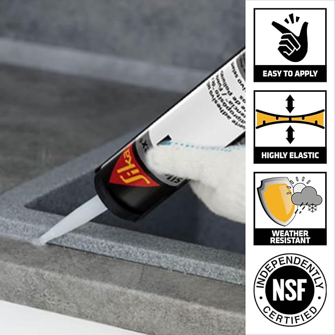 SIKA Sikaflex-221 Multi-Purpose Sealant/Adhesive, 10.1 fl. oz – Fast-Curing - Image 2