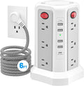 Power Strip Tower Surge Protector by Fararaka