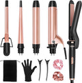 Ufree 5 in 1 Curling Iron with Interchangeable Ceramic Barrels, Curling Wand by Ufree