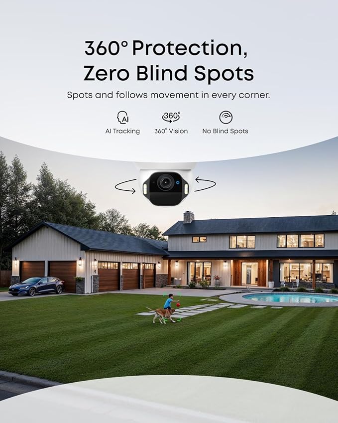 eufy Security SoloCam E42 4-Cam Kit, 4K Security Camera Wireless Outdoor - Image 3