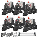 6 Pcs 8Amp Mini Relay Switch 110V 120V AC by ZJWZJH