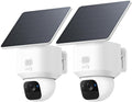 eufy Security SoloCam E30, 2 Pack, Security Cameras Wireless Outdoor, Solar by eufySecurity