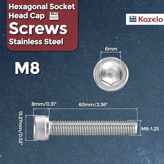 Kozelo 5pcs Socket Head Cap Screws - Image 2
