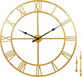 Ohweog Large Wall Clock for Living Room Decor – 32 Inch Silent Non-Ticking by WallClockDecor