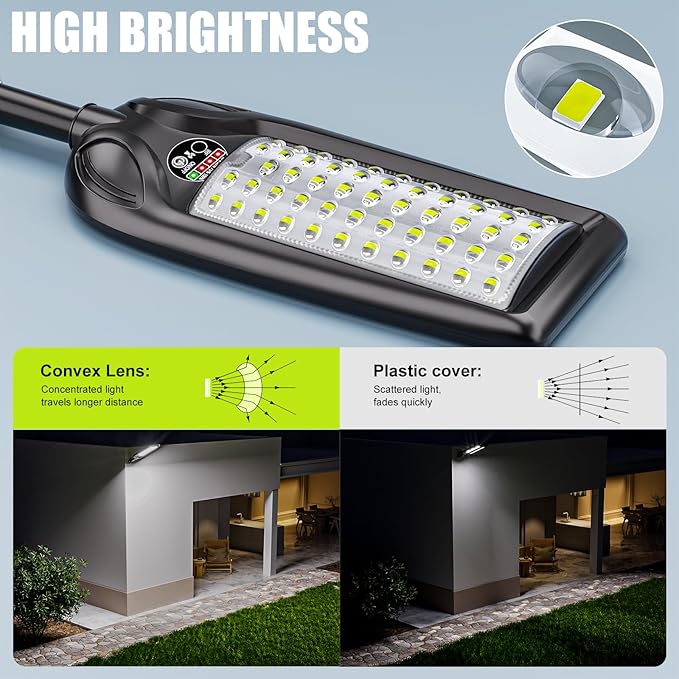 Solar Street Lights Outdoor Waterproof, 30000LM Dusk to Dawn Solar Lights - Image 2