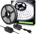 Lepro LED Strip Light White, 16.4ft Dimmable Vanity Lights, 6000K Super Bright by Lepro
